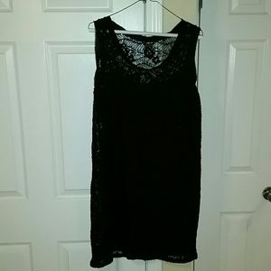 Daisy Fuentes Lace Tank Dress Size L