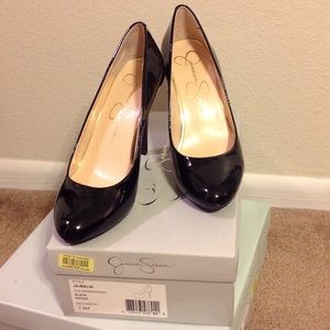 Jessica Simpson Black Malia Pumps Heels