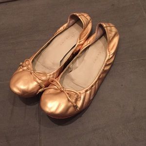 Ivanka Trump Rose Gold Flats