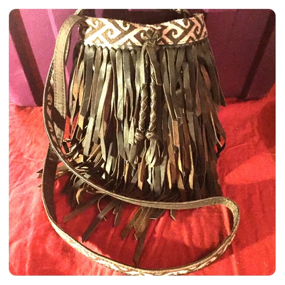 Fringe bag by Lucky Brand