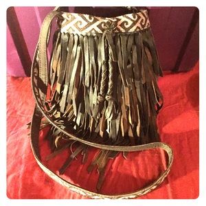 Fringe bag by Lucky Brand