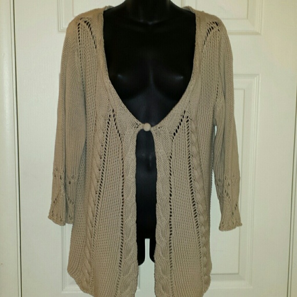 Womens plus size sweater, cardigan
