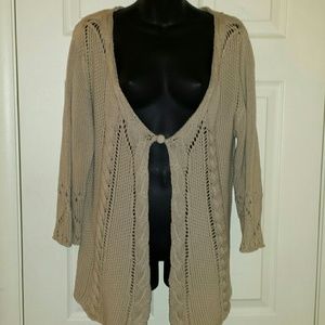 Womens plus size sweater, cardigan