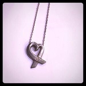Tiffany & Co Paloma Picasso heart necklace