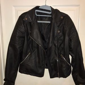 Boohoo leather jacket