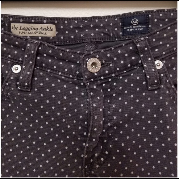 DONATED AG super skinny polka dot pants - Picture 2 of 4