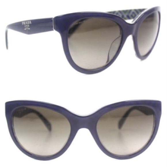 Prada Cat Eye Hexagon Fantasy Sunglasses New
