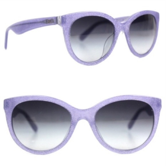 Dolce & Gabbana Glitter Purple Sunglasses New