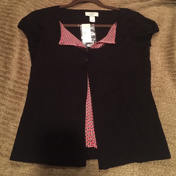 Ann Taylor Loft cap sleeve blouse