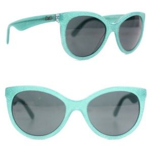 Dolce & Gabbana Glitter Green Sunglasses New