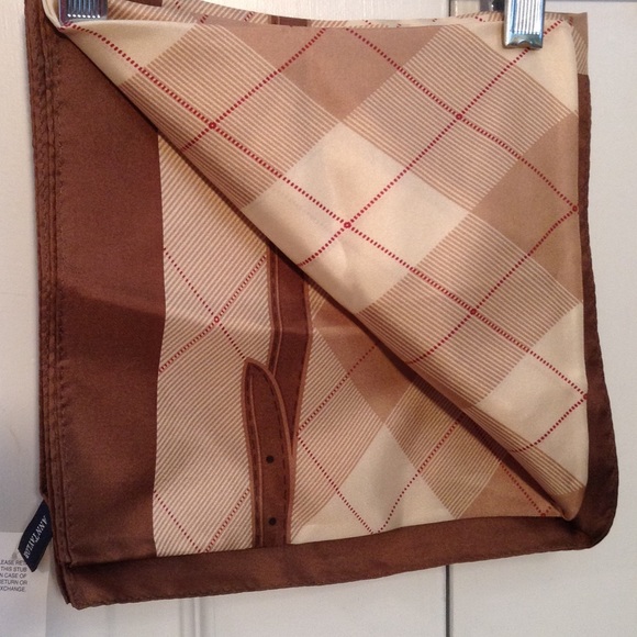 Ann Taylor Scarf 100% silk square scarf