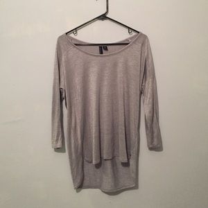 Silver tee