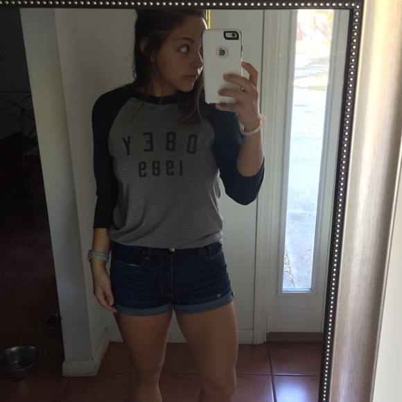 OBEY Women's Baseball Tee