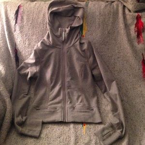 Lululemon nwot grey zip up hoodie.