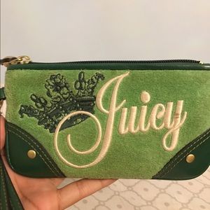 Green Juicy Couture Wristlet
