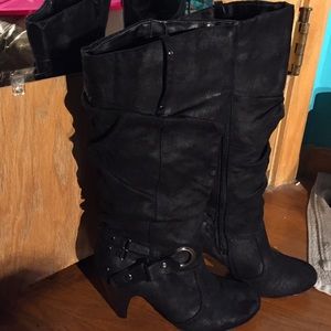 Black boots