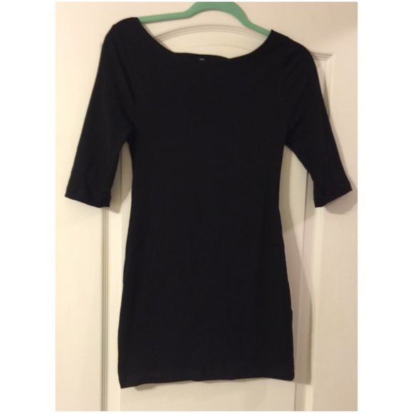 HEART and HIPS Black Mini Dress. NWOT. - Picture 2 of 4