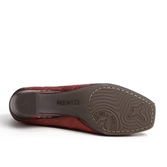 Rare Pikolinos 'Gandia' leather pump | Burgundy - Picture 4 of 4