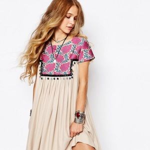 ASOS Reclaimed Vintage Embroidered Festival Dress