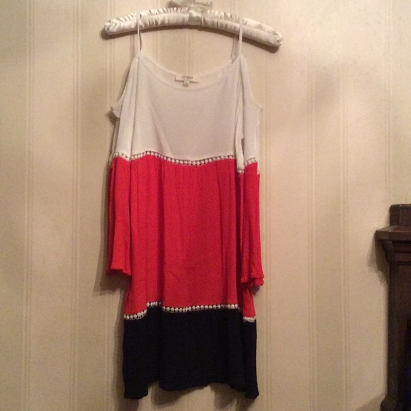 Red white& blue dress NWOT donating soon
