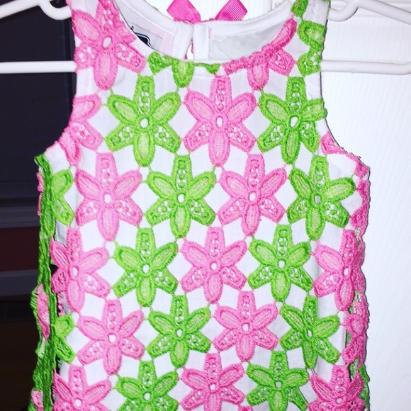 Mud Pie dress green and pink flowers!