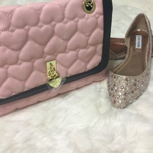 Betsey Johnson Bags - πSALE BETSEY JOHNSON Pink and Black Satchel -BG-9 Betsey Johnson Bags - πSALE BETSEY JOHNSON Pink and Black Satchel -BG-9