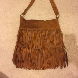 Steven Madden Suede Fringe Bag