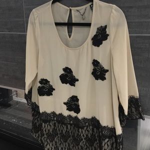 BKE boutique sheer top