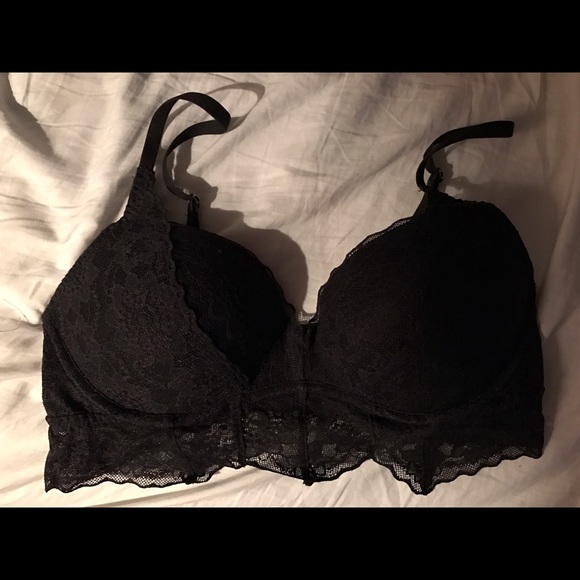 VS PINK Medallion Lace Push Up Bralette