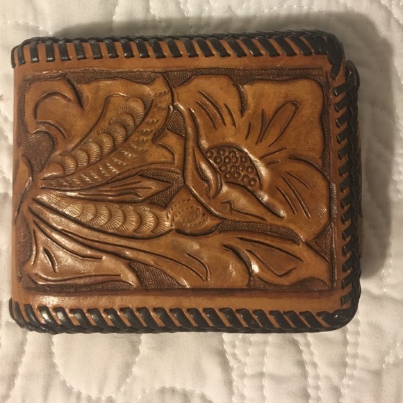 VINTAGE leather wallet - Picture 1 of 4