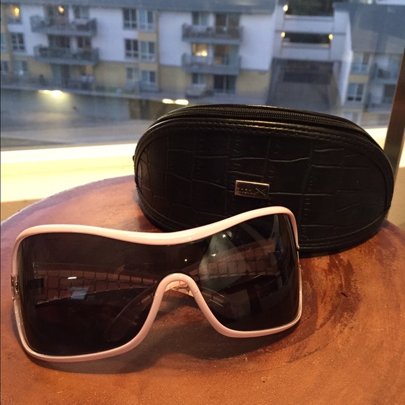 Anon Luce Light Purple Grey Sunglasses Croc Print