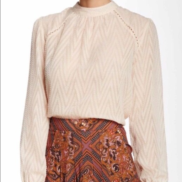Free People Long sleeve blouse