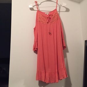 Coral Shirt/Dress