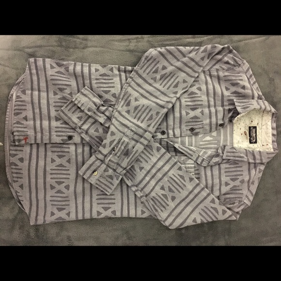 Modern amusement button up shirt