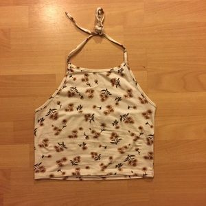 ON HOLD Brandy Melville Floral Halter Top