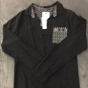 On the byas button up shirt