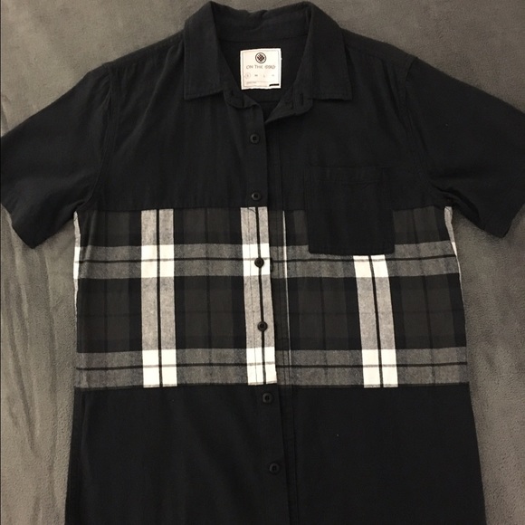 On the byas short sleeve button up shirt