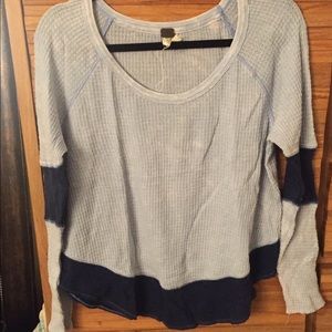 Free People striped arm thermal