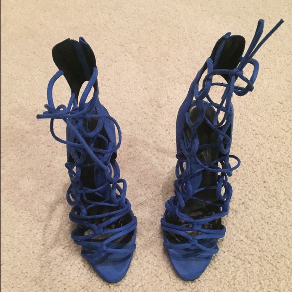 Zara Blue Sandals 38