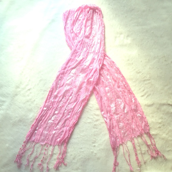 🎀 Shimmery Pink Scarf 🎀