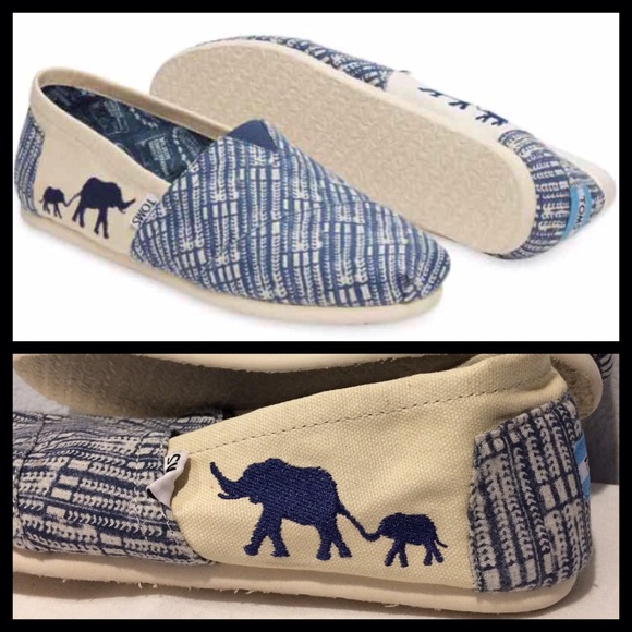 TOMS Animal Initiative Elephant Slip On 11.5 Shoes main image 4