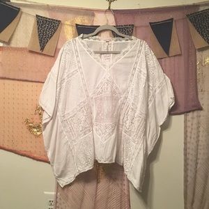 🌻FIRM🌻 Free People Lace Poncho/Tunic Size M/L