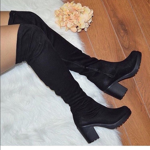 Thigh high boot