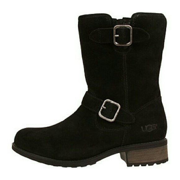 *LAST PAIR Sz 7* UGG Chaney Black Suede Boot NWOB! - Picture 2 of 4
