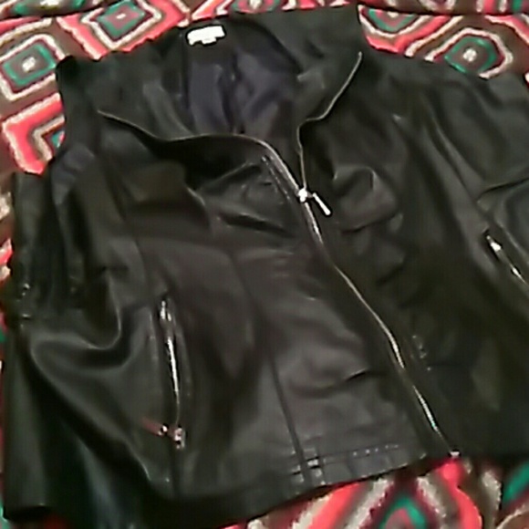 Avenue faux leather vest