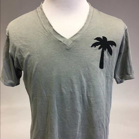 Grey ultra soft V Neck T-shirt by Draco Brasil - Picture 1 of 4