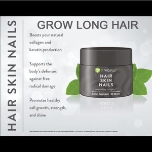 It works hair skin and nail pills