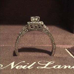 Neil Lane 14k Wht Gold 1Ct Diamond Engagement Ring