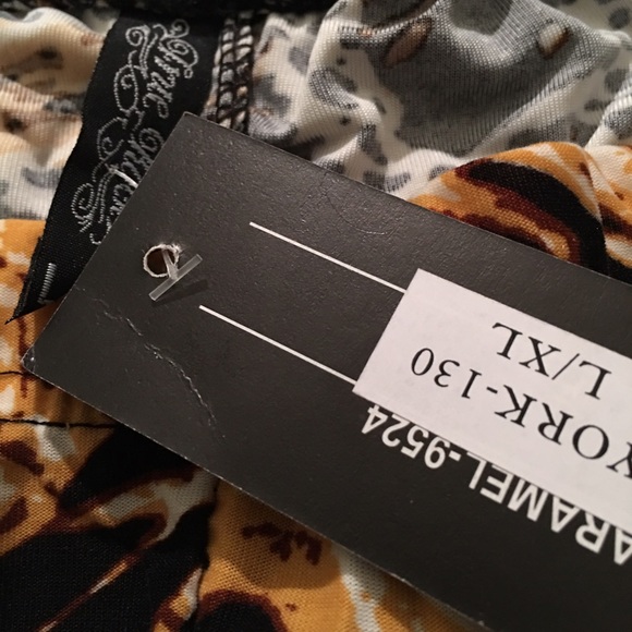 🌹stylish animal print legging sexy large last one - Picture 4 of 4