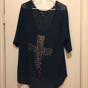 Sweater with cross